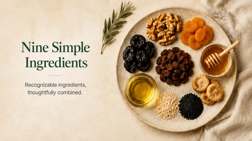 Nutrioboost with ingredients from the original NutrioHarvest collection